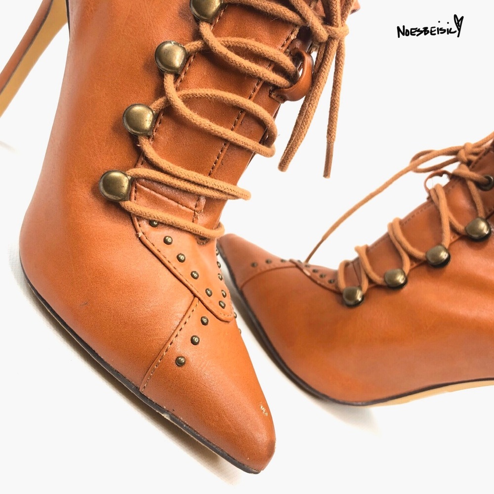 FRH Lace Up Heels - Picture 5 of 7